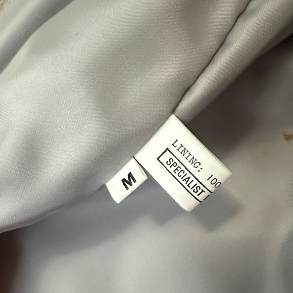 Saga Fox Saks Fifth Avenue Women's Cream White Fox Jacket - Picture 3 of 9